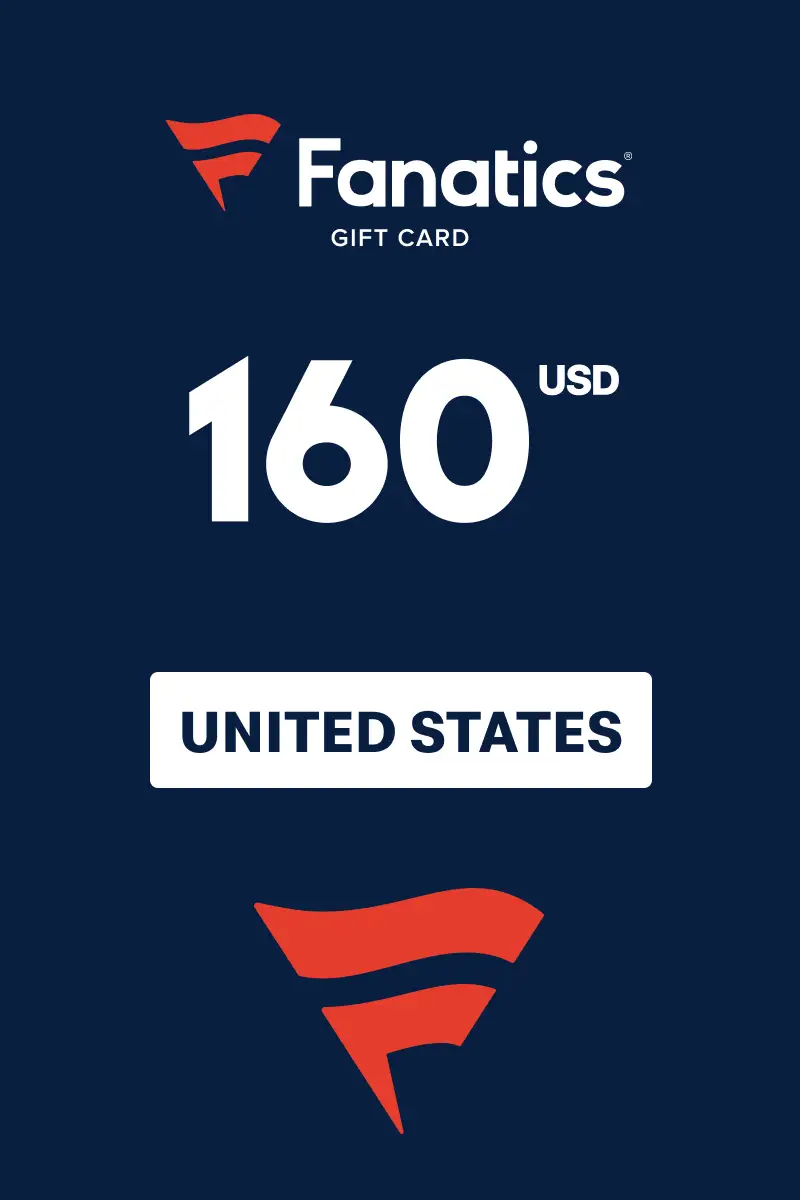 Fanatics 160 USD Gift Card (United States) - Digital Key