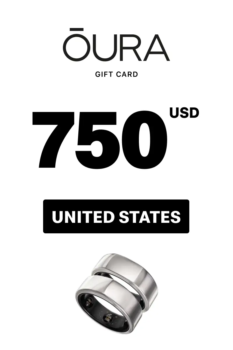 Oura Ring 750 USD Gift Card (United States) - Digital Key
