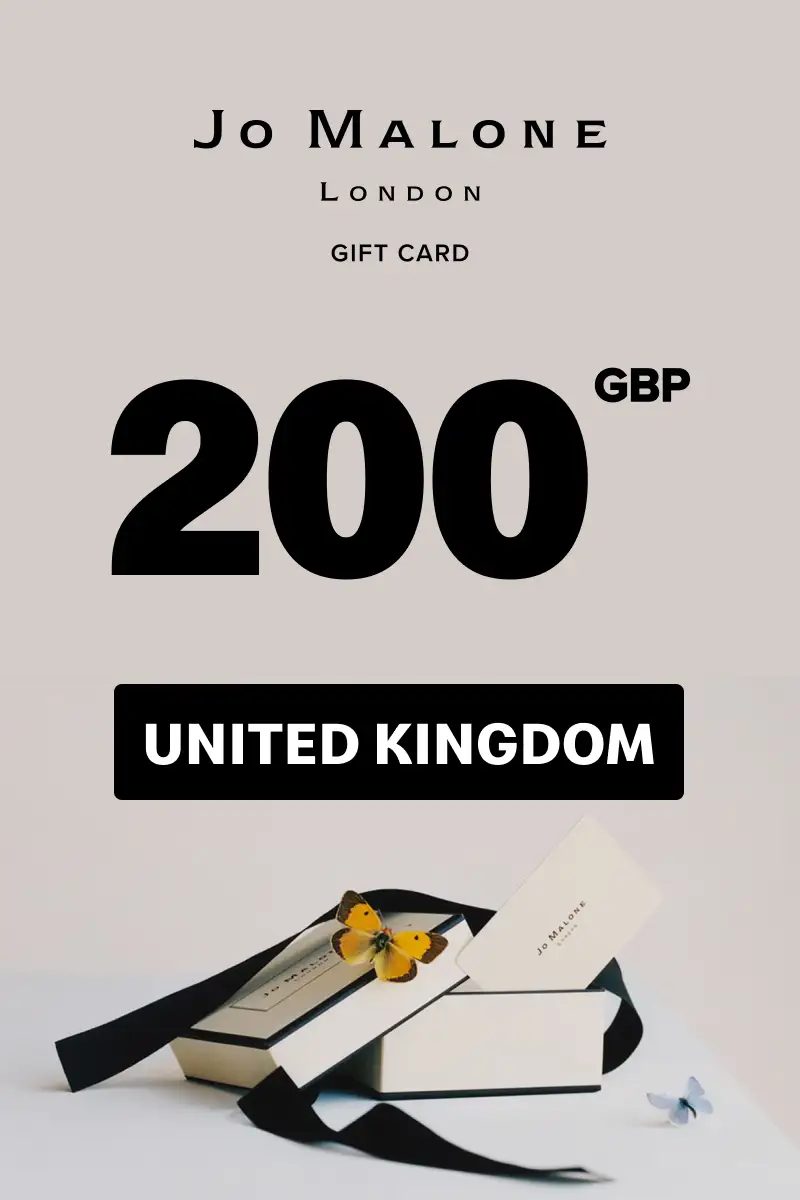 Jo Malone 200 GBP Gift Card (United Kingdom) - Digital Key