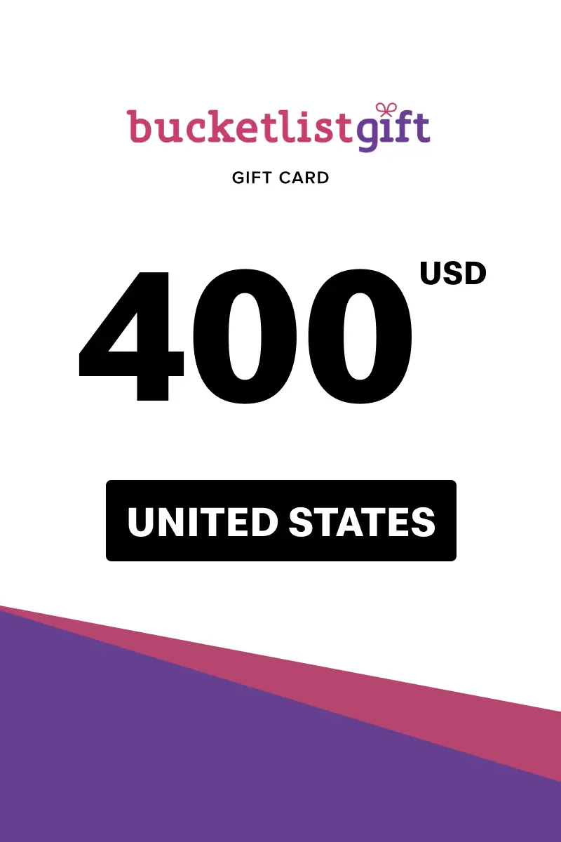 BucketlistGift 400 USD Gift Card (United States) - Digital Key