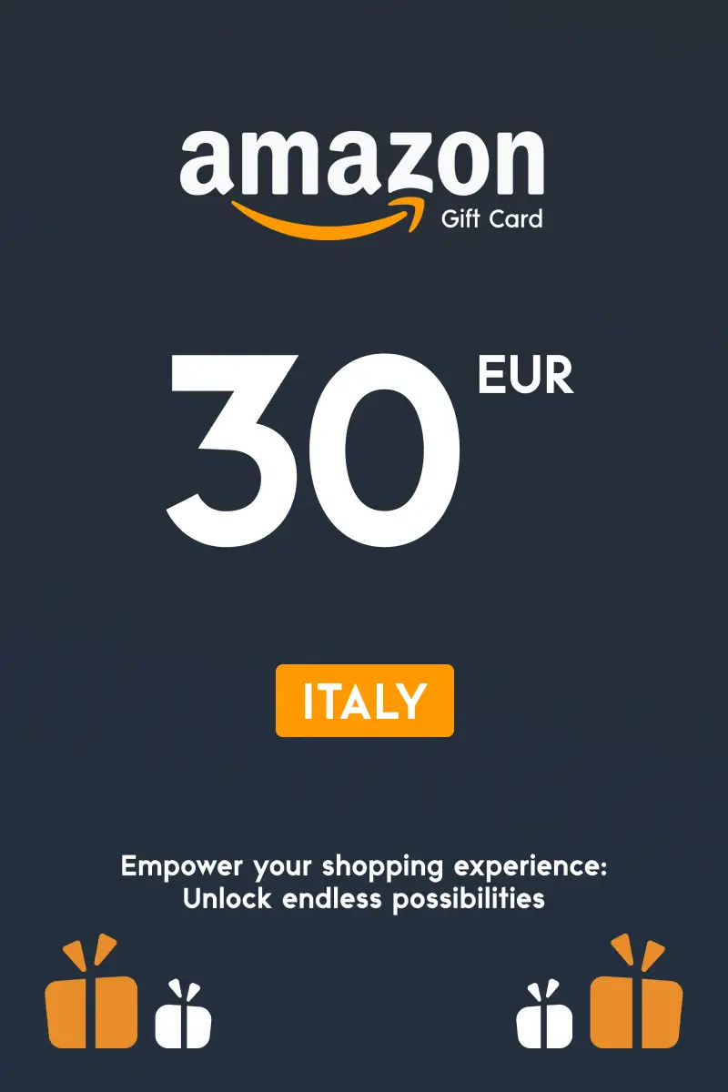 Amazon 30 EUR Gift Card (Italy) - Digital Key