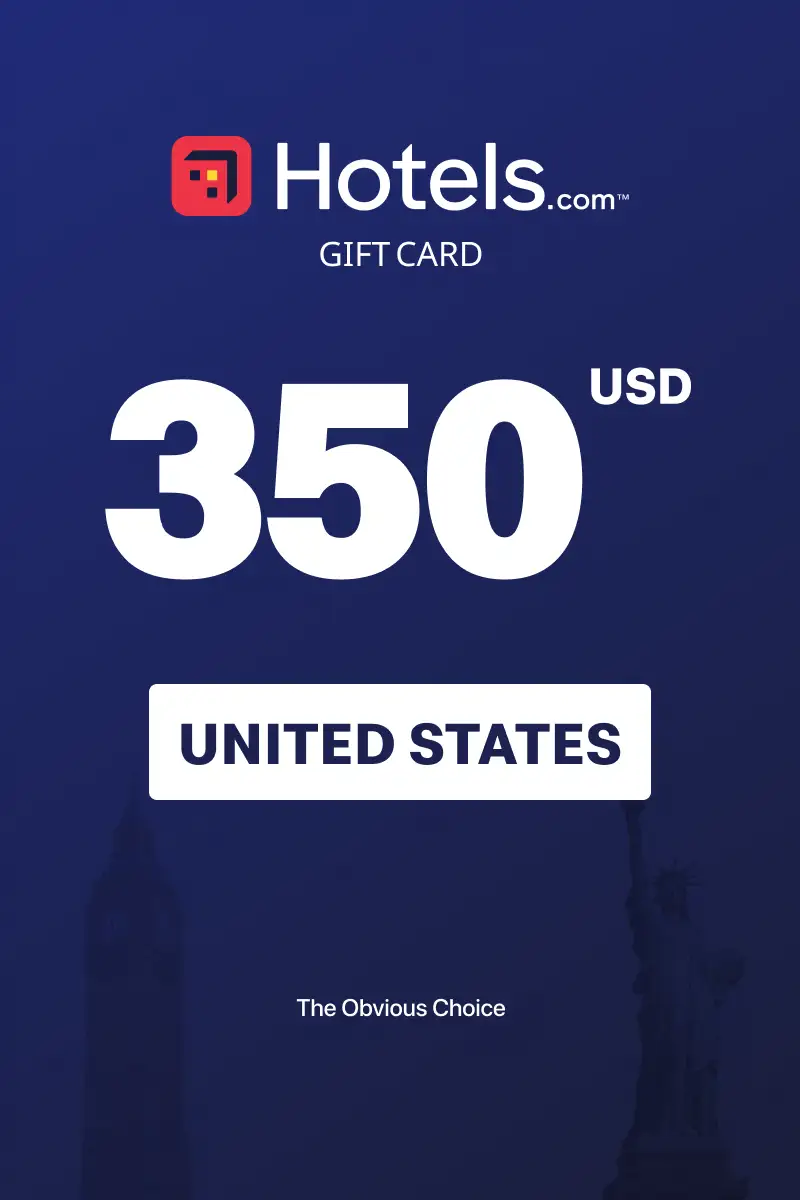 Hotels.com 350 USD Gift Card (United States) - Digital Key