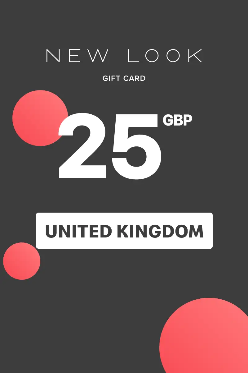New Look 25 GBP Gift Card (United Kingdom) - Digital Key