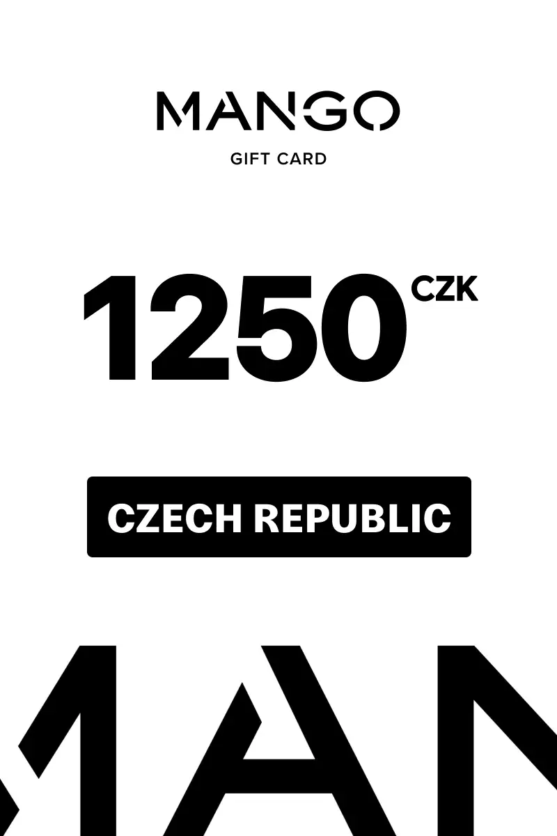 Mango 1250 CZK Gift Card (Czech Republic) - Digital Key