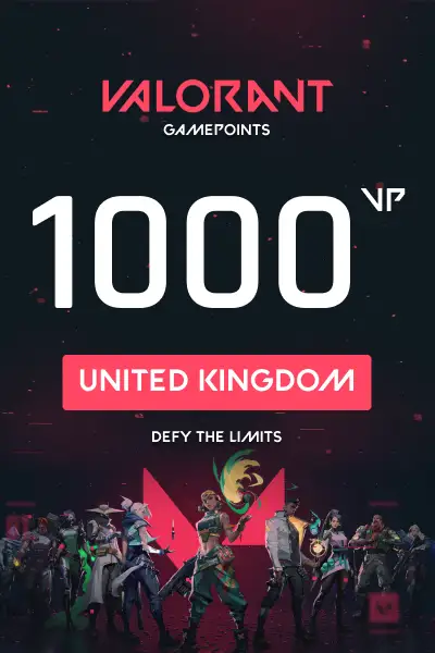 VALORANT 1000 Valorant Points (United Kingdom) - Digital Key