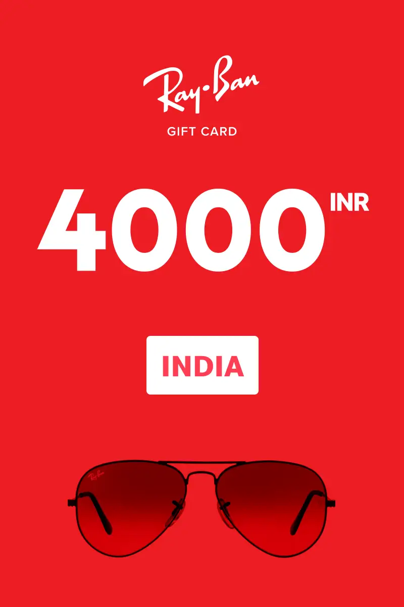 Ray-Ban 4000 INR Gift Card (India) - Digital Key