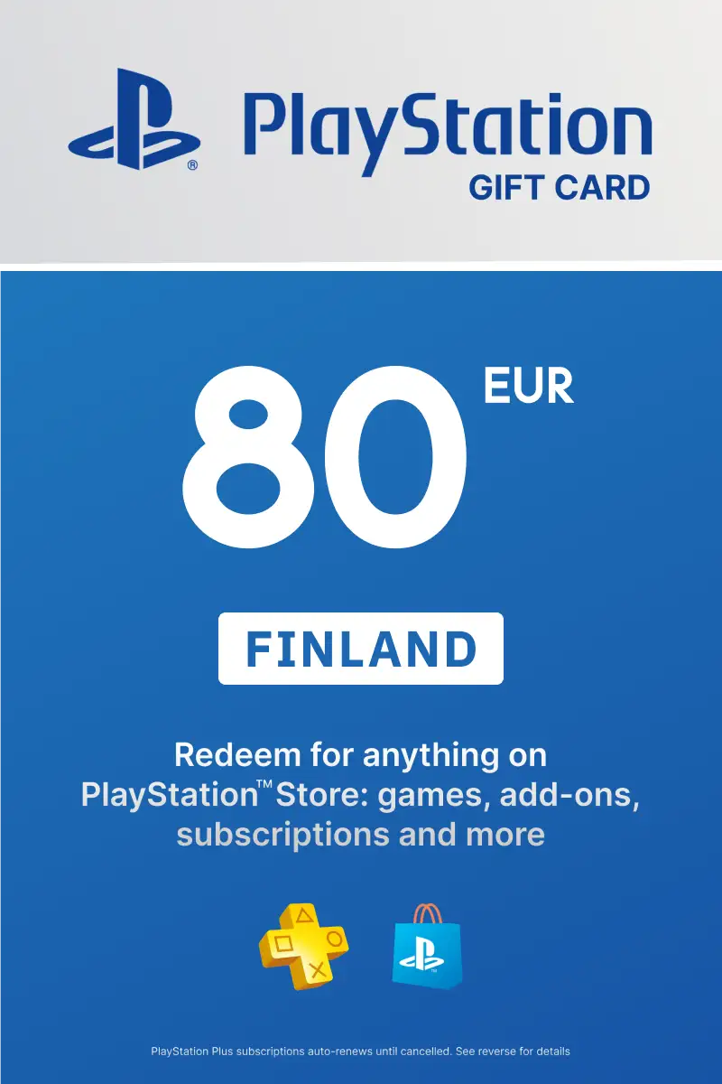 PlayStation Store 80 EUR Gift Card (Finland) - Digital Key
