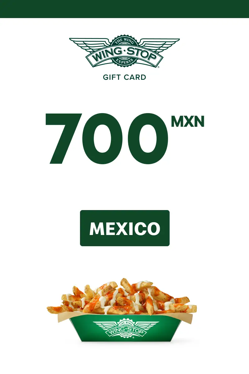 Wing Stop 700 MXN Gift Card (Mexico) - Digital Key