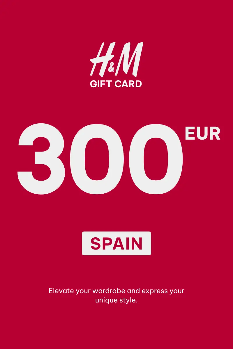 HandM 300 EUR Gift Card (Spain) - Digital Key