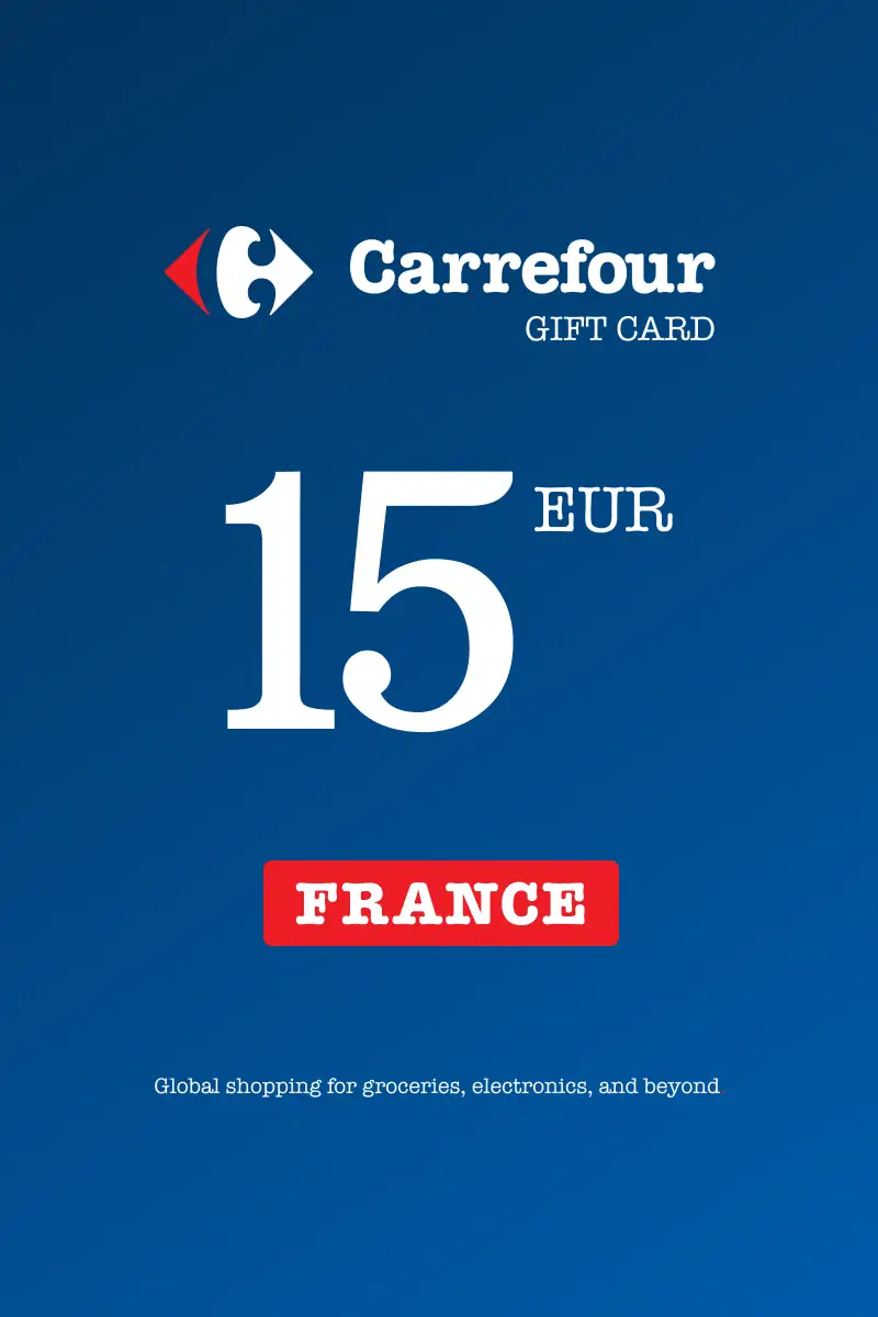 Carrefour 15 EUR Gift Card (France) - Digital Key