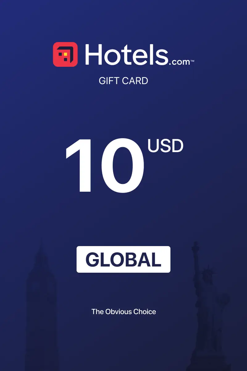 Hotels.com 10 USD Gift Card (Global) - Digital Key