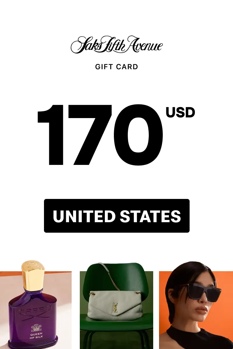 Saks Fifth Avenue 170 USD Gift Card (United States) - Digital Key