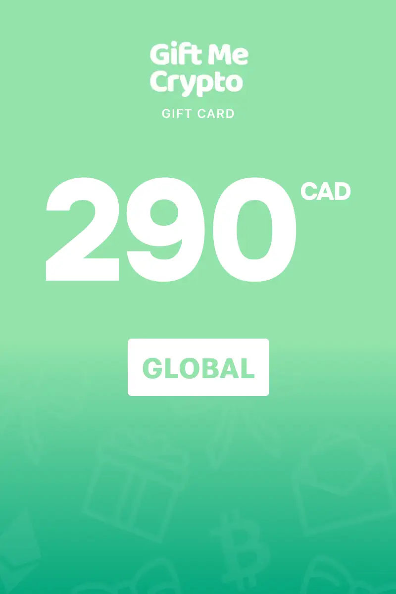 Gift Me Crypto 290 CAD Gift Card (Global) - Digital Key