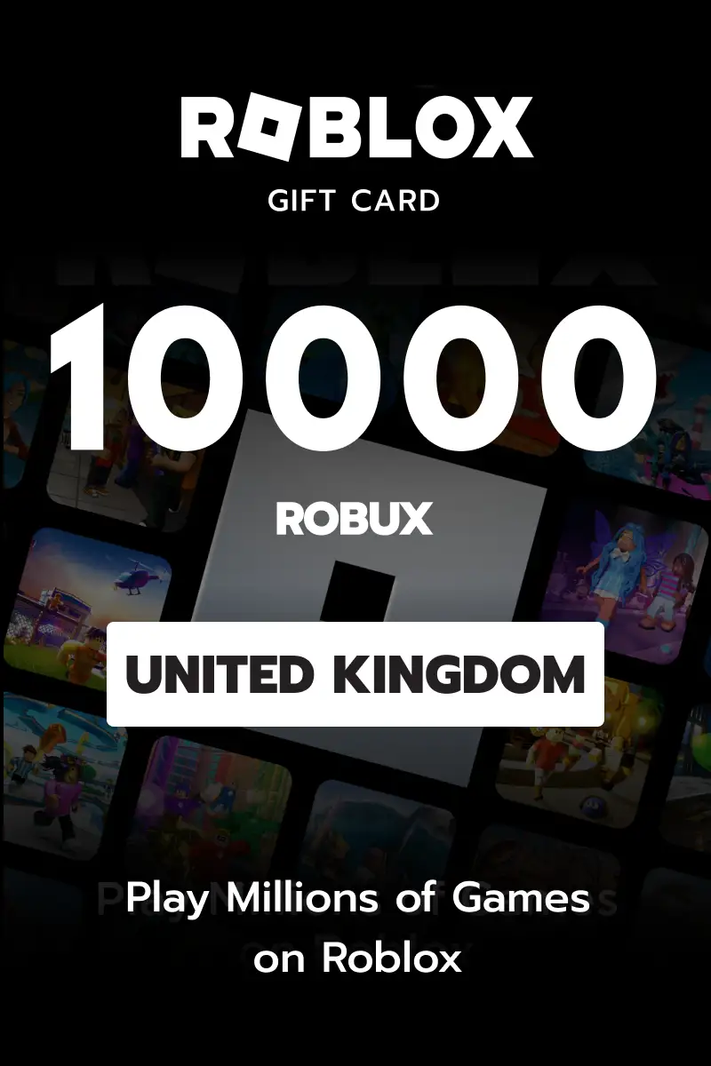 Roblox - 10000 Robux (United Kingdom) - Digital Key