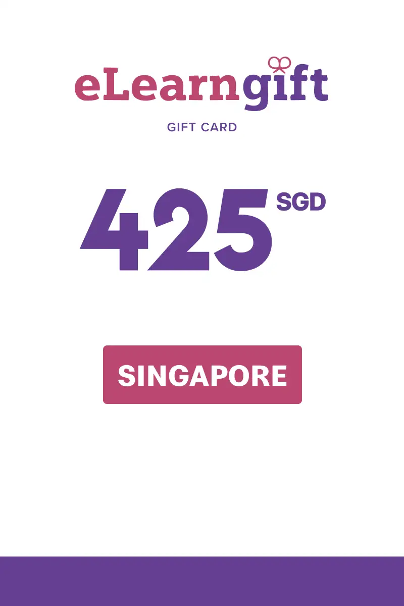 eLearn Gift 425 SGD Gift Card (Singapore) - Digital Key