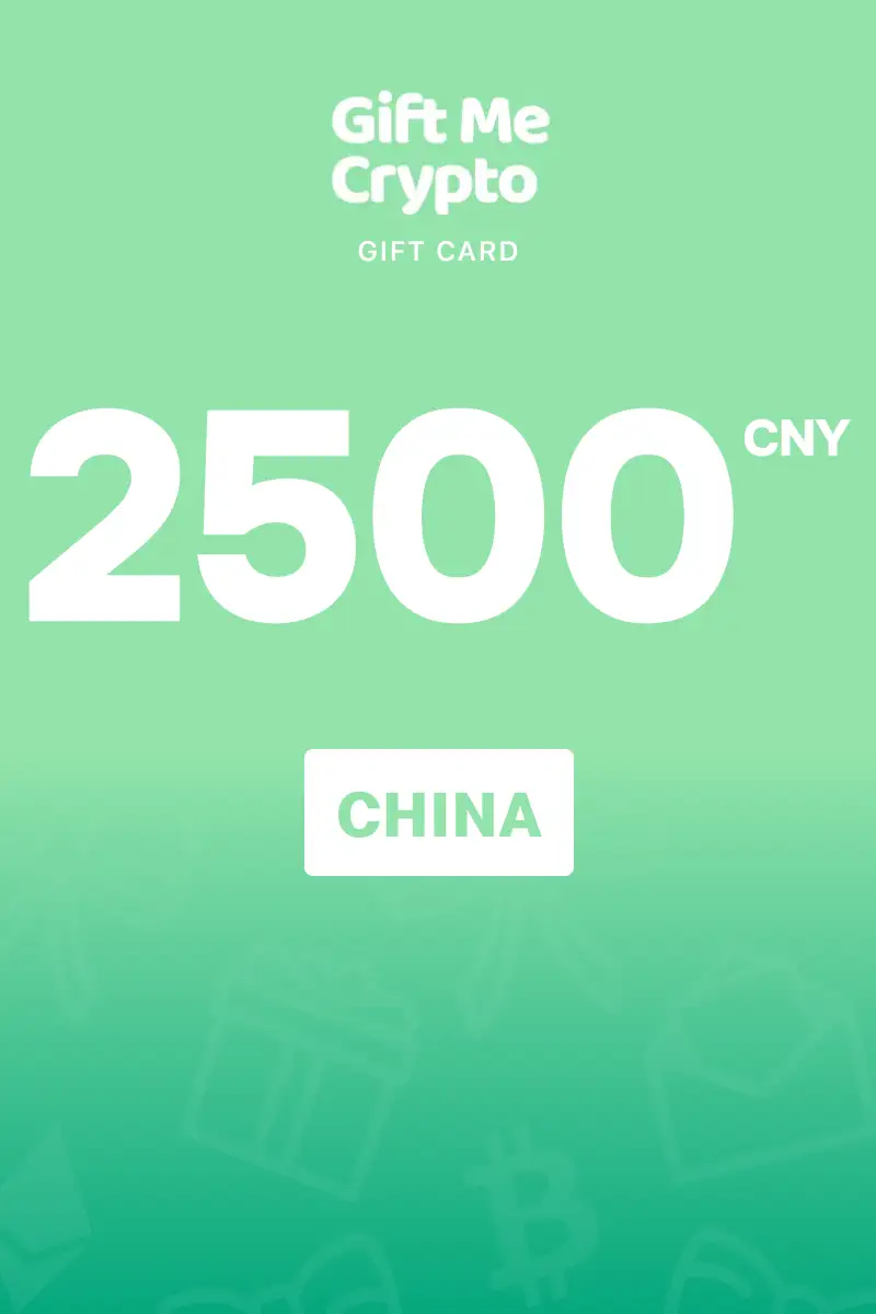 Gift Me Crypto 2500 CNY Gift Card (China) - Digital Key