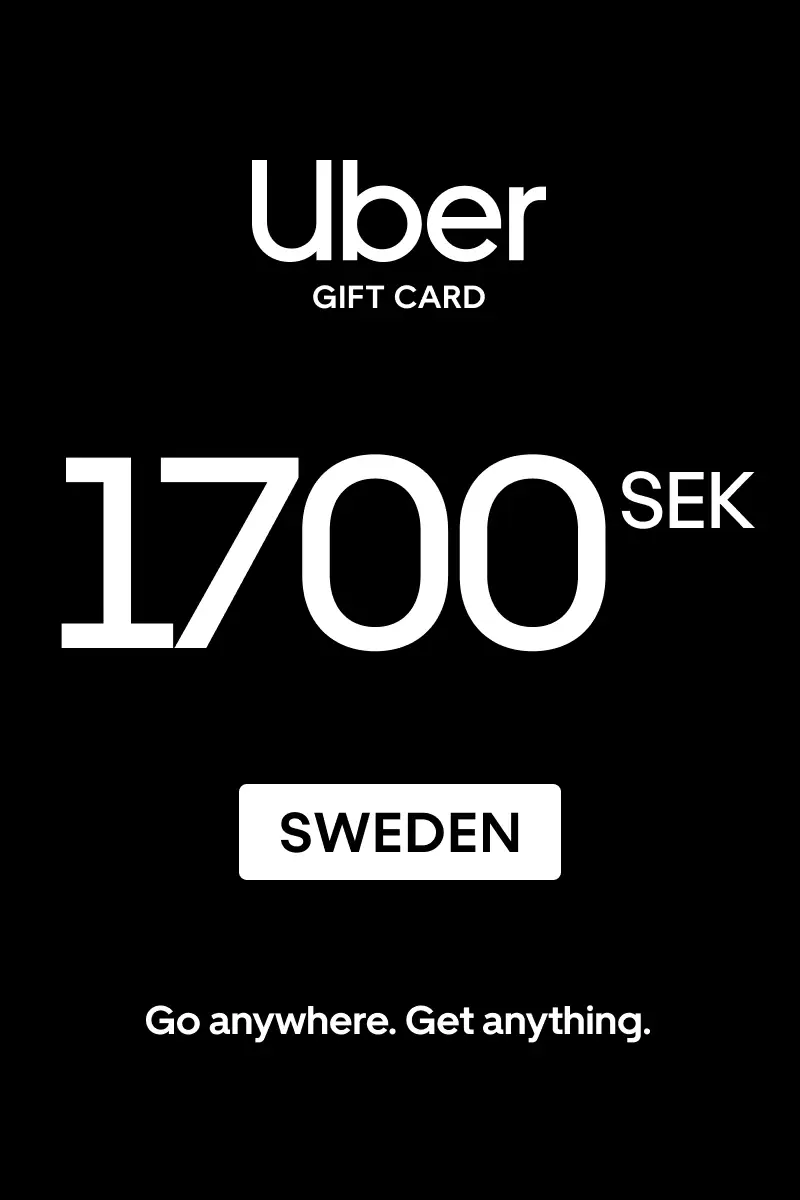 Uber 1700 SEK Gift Card (Sweden) - Digital Key