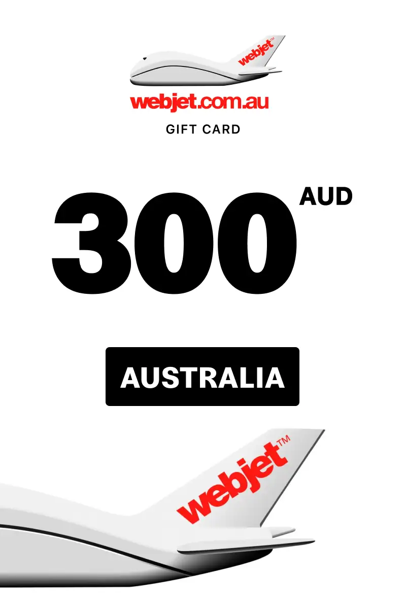 Webjet 300 AUD Gift Card (Australia) - Digital Key