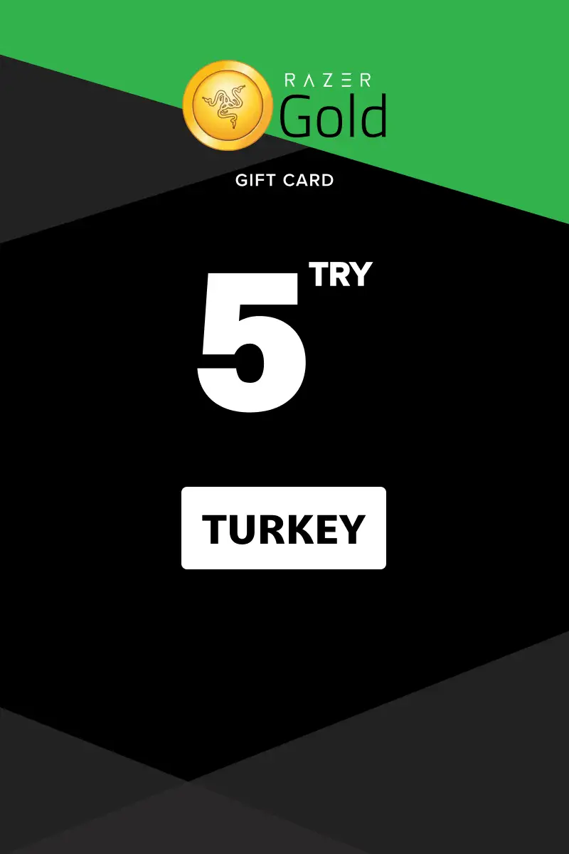 Razer Gold 5 TRY Gift Card (Turkey) - Digital Key