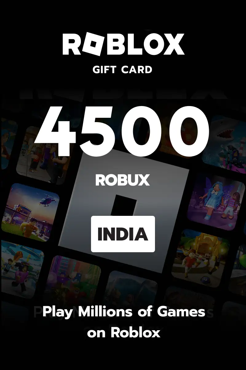 Roblox 4500 Robux (India) - Digital Key