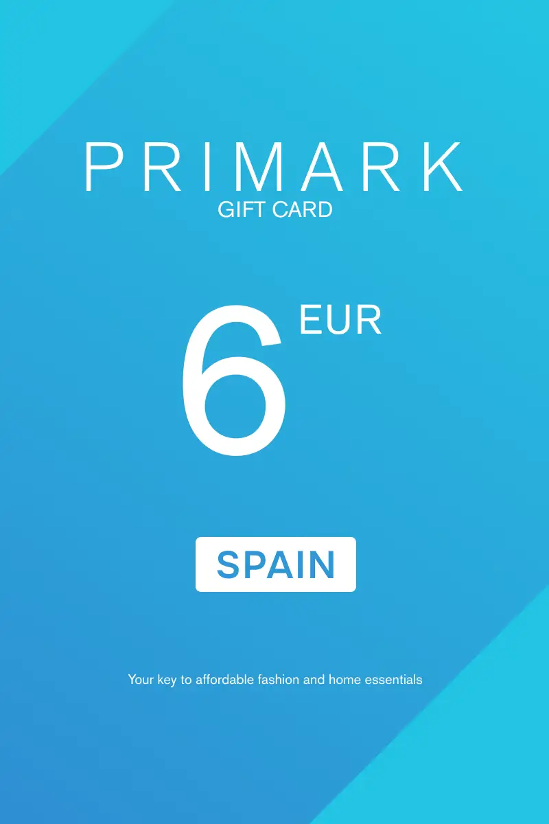 Primark 6 EUR Gift Card (Spain) - Digital Key