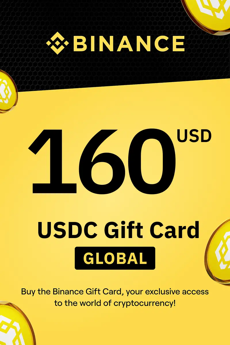Binance (USDC) 160 USD Gift Card (Global) - Digital Key