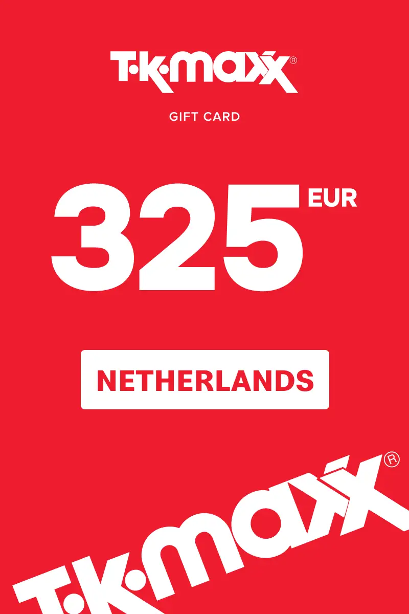 TK Maxx 325 EUR Gift Card (Netherlands) - Digital Key
