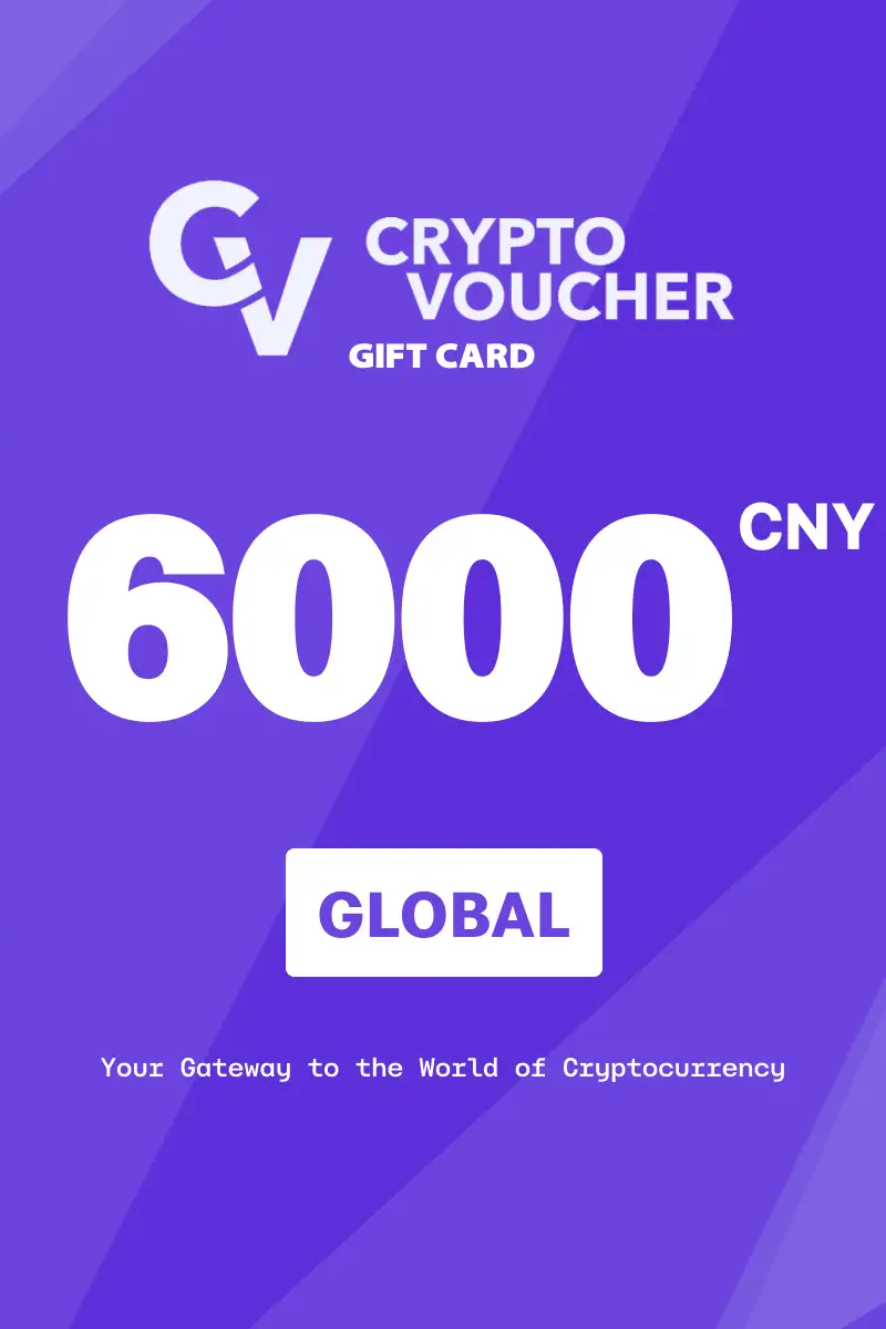 Crypto Voucher 6000 CNY Gift Card (Global) - Digital Key