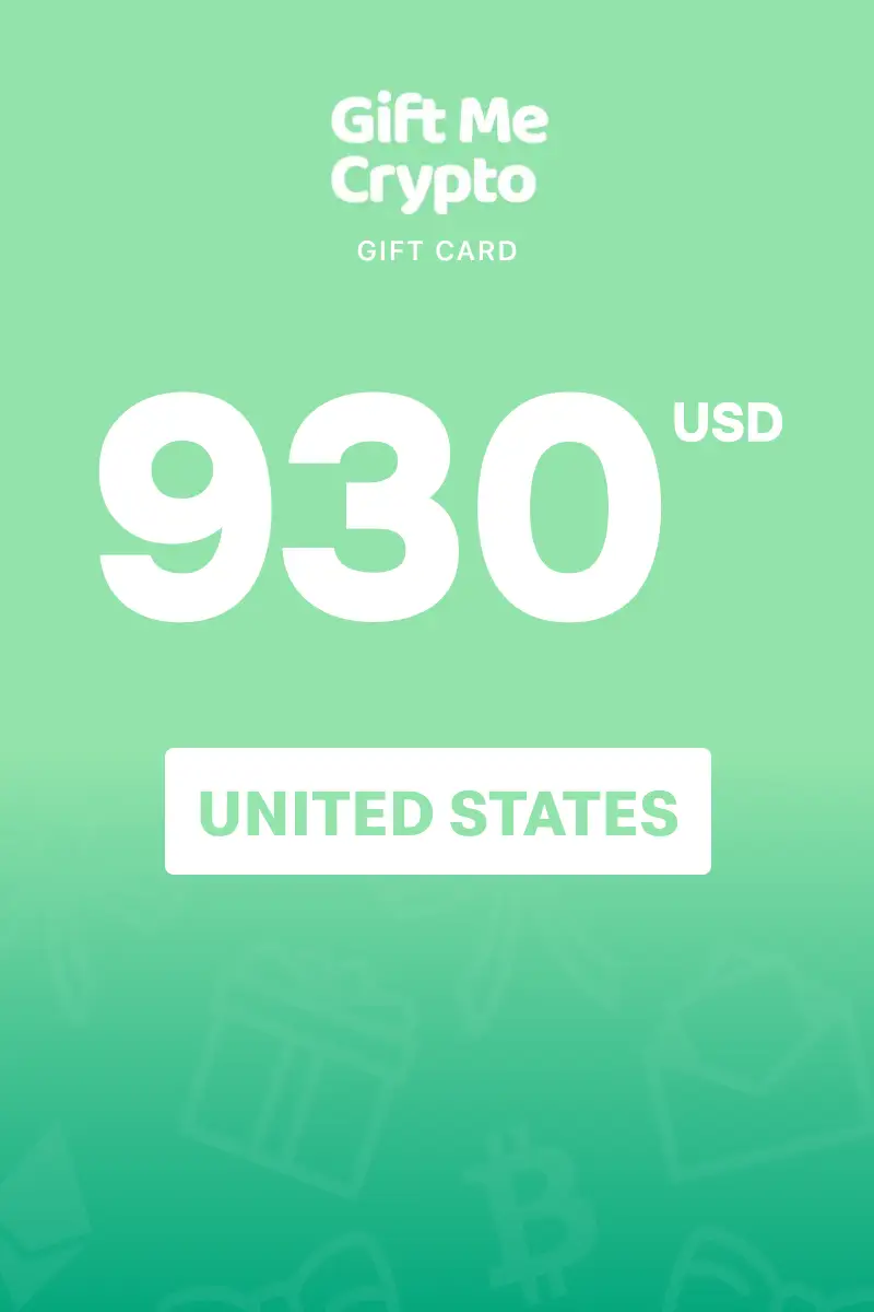 Gift Me Crypto (DOGE) 930 USD Gift Card (United States) - Digital Key