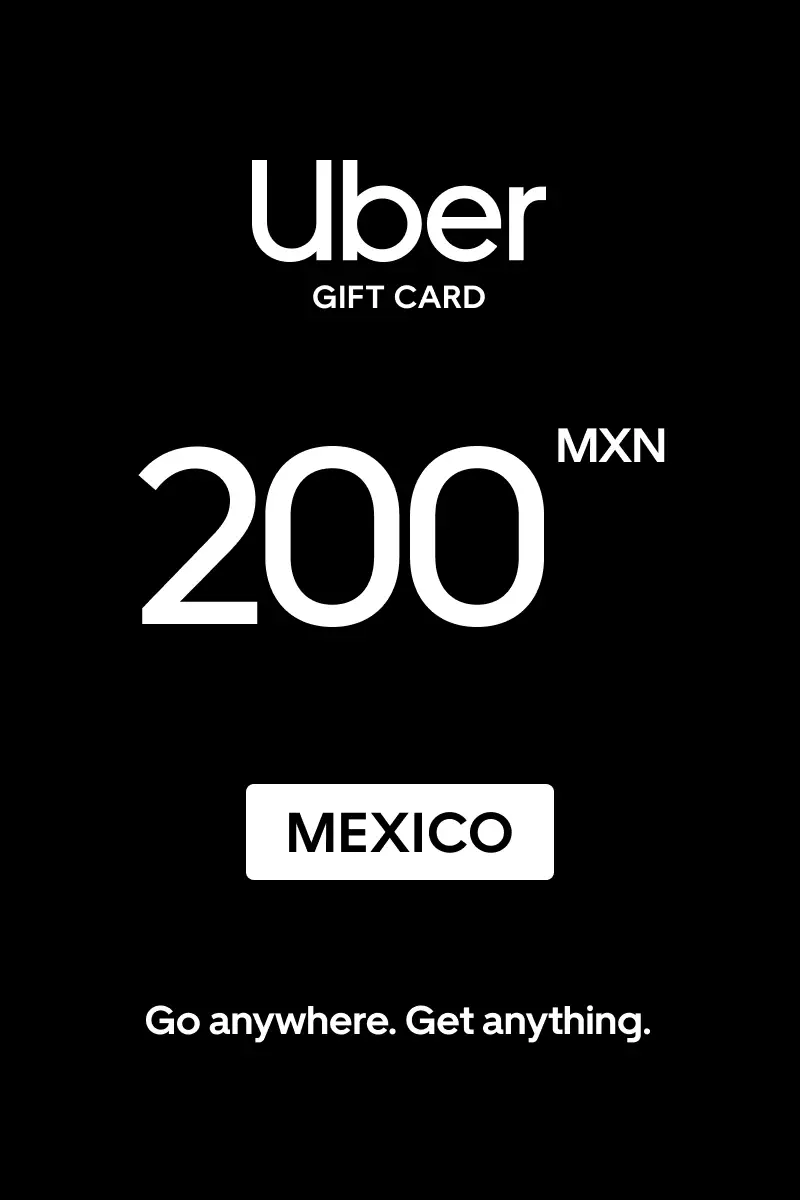 Uber 200 MXN Gift Card (Mexico) - Digital Key