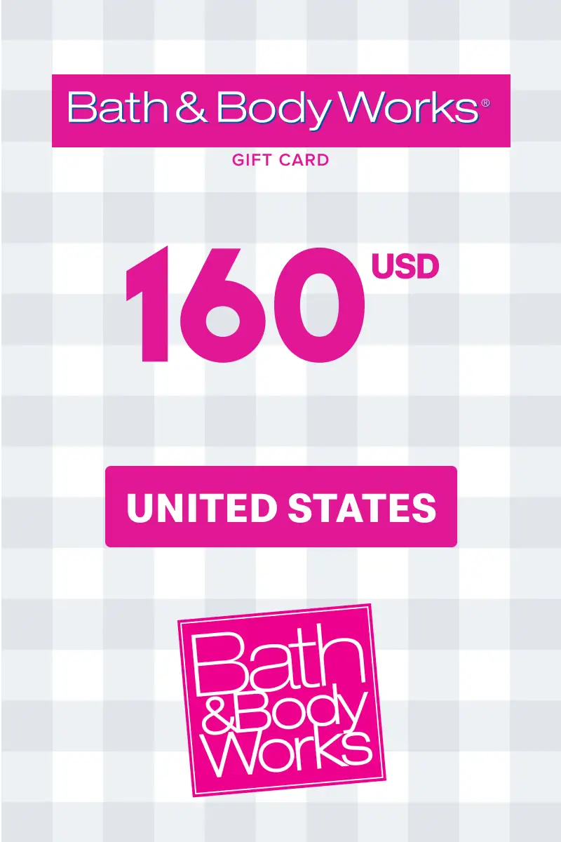 Bath and Body Works 160 USD Gift Card (United States) - Digital Key
