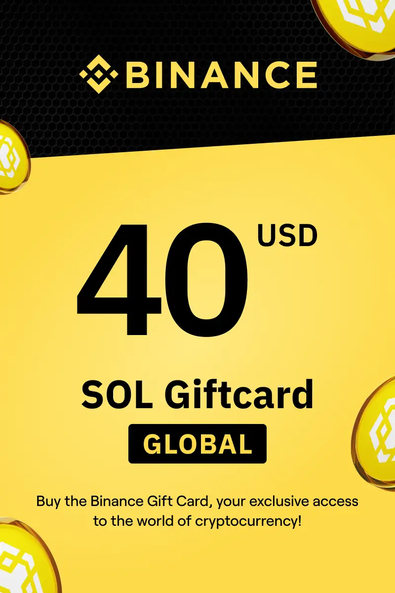 Binance (SOL) 40 USD Gift Card (Global) - Digital Key