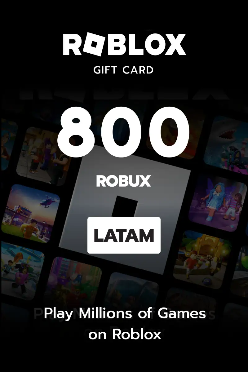Roblox 800 Robux (LATAM) - Digital Key