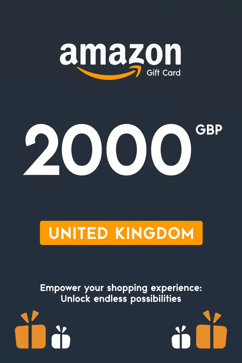 Amazon 2000 GBP Gift Card (United Kingdom) - Digital Key