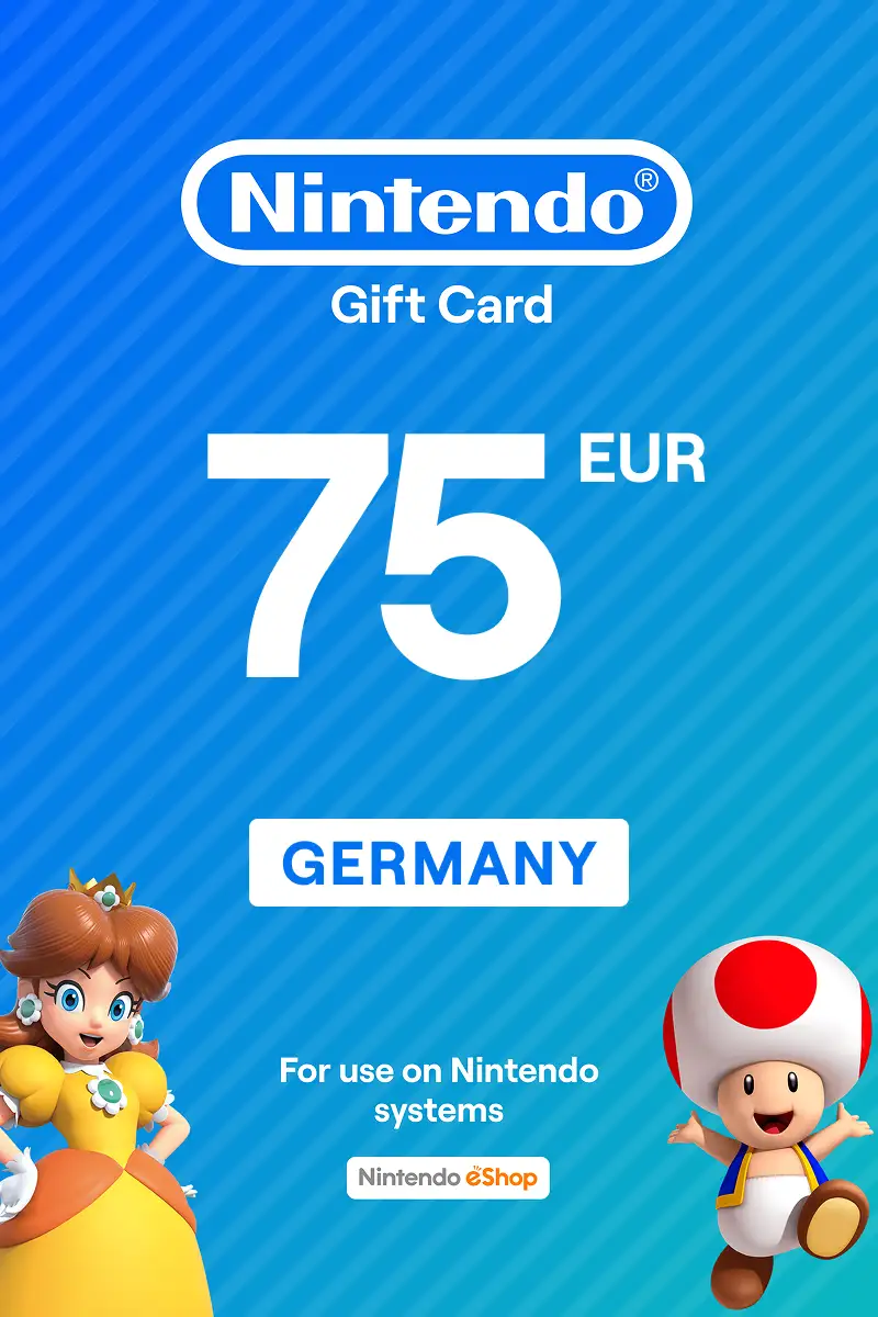 Nintendo eShop 75 EUR Gift Card (Germany) - Digital Key