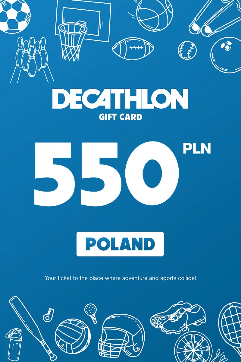 Decathlon 550 PLN Gift Card (Poland) - Digital Key