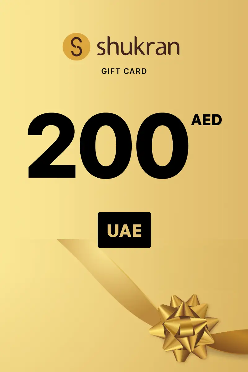 Shukran 200 AED Gift Card (United Arab Emirates) - Digital Key