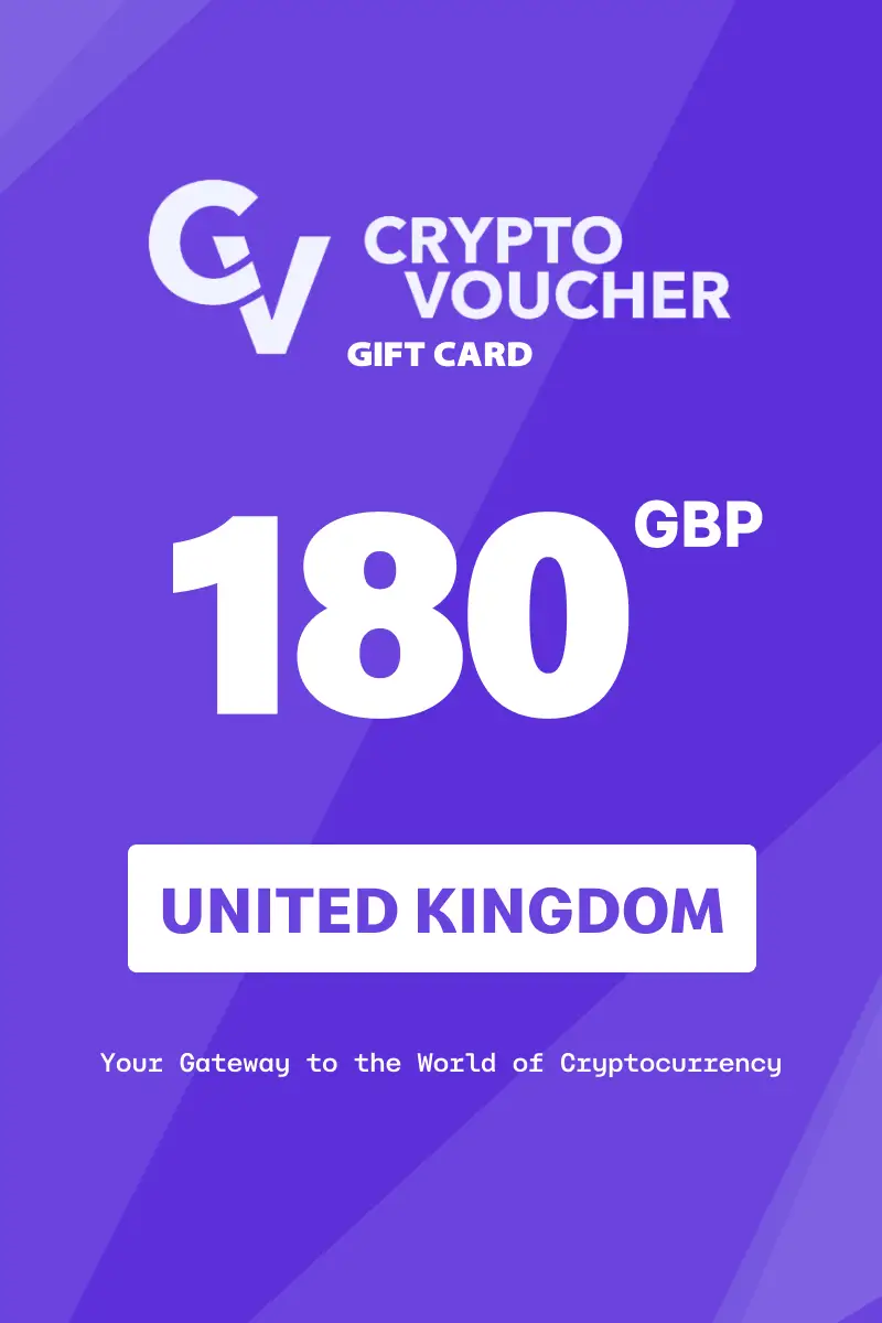 Crypto Voucher 180 GBP Gift Card (United Kingdom) - Digital Key