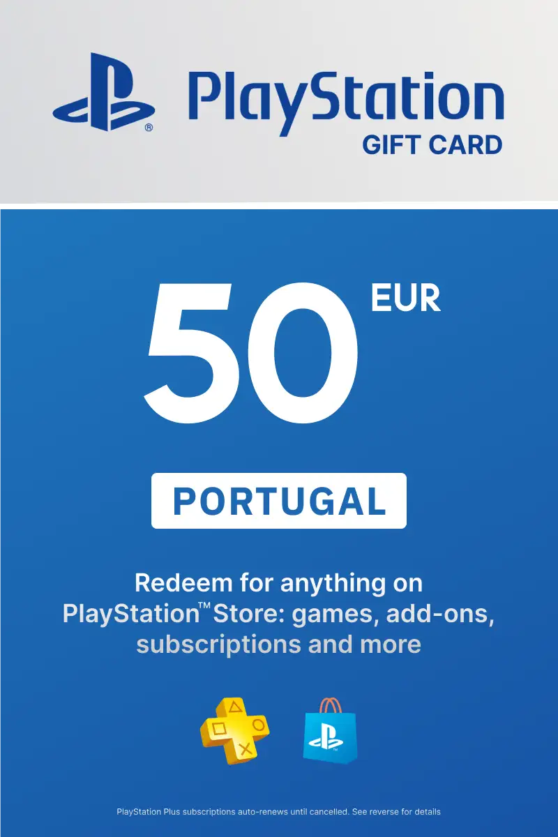 PlayStation Store 50 EUR Gift Card (Portugal) - Digital Key