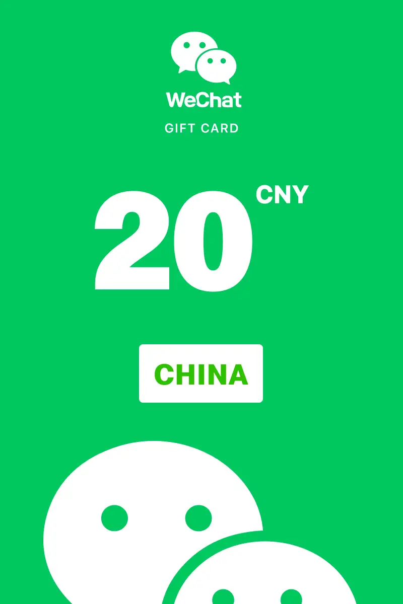 WeChat 20 CNY Gift Card (China) - FlexeCard - Digital Key