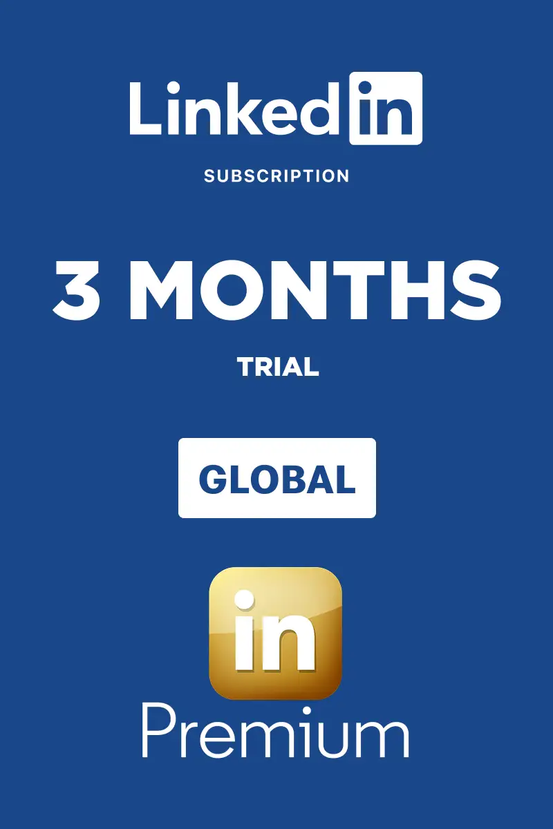 LinkedIn Premium Career 3 Months Trial (Global) - Digital Key