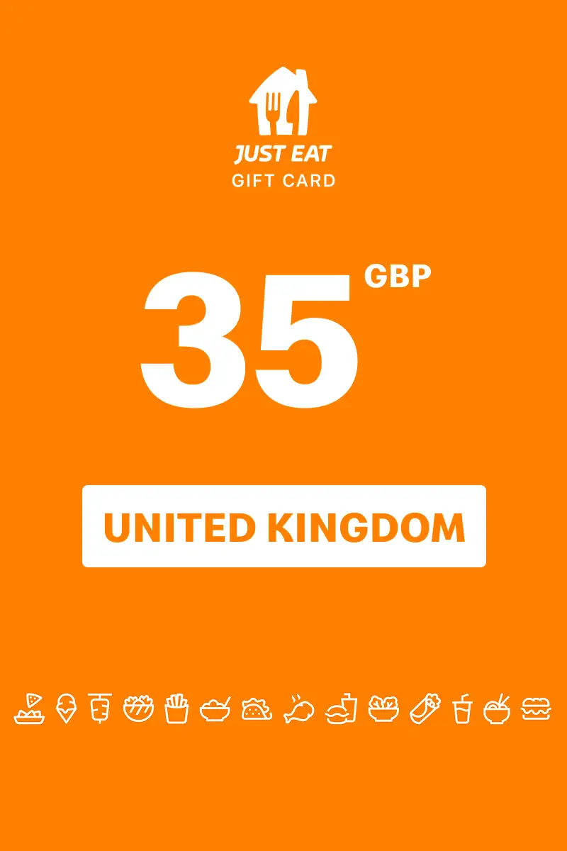 Just Eat 35 GBP Gift Card (United Kingdom) - Digital Key