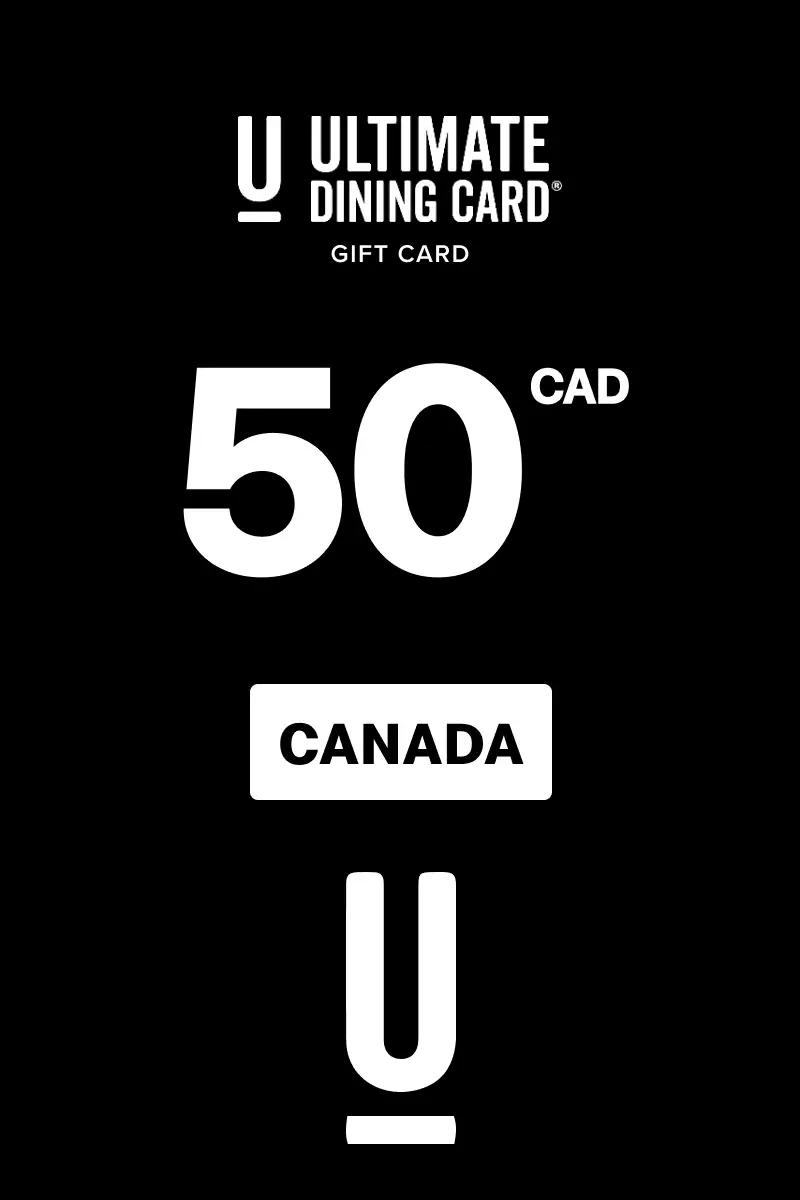 The Ultimate Dining 50 CAD Gift Card (Canada) - Digital Key