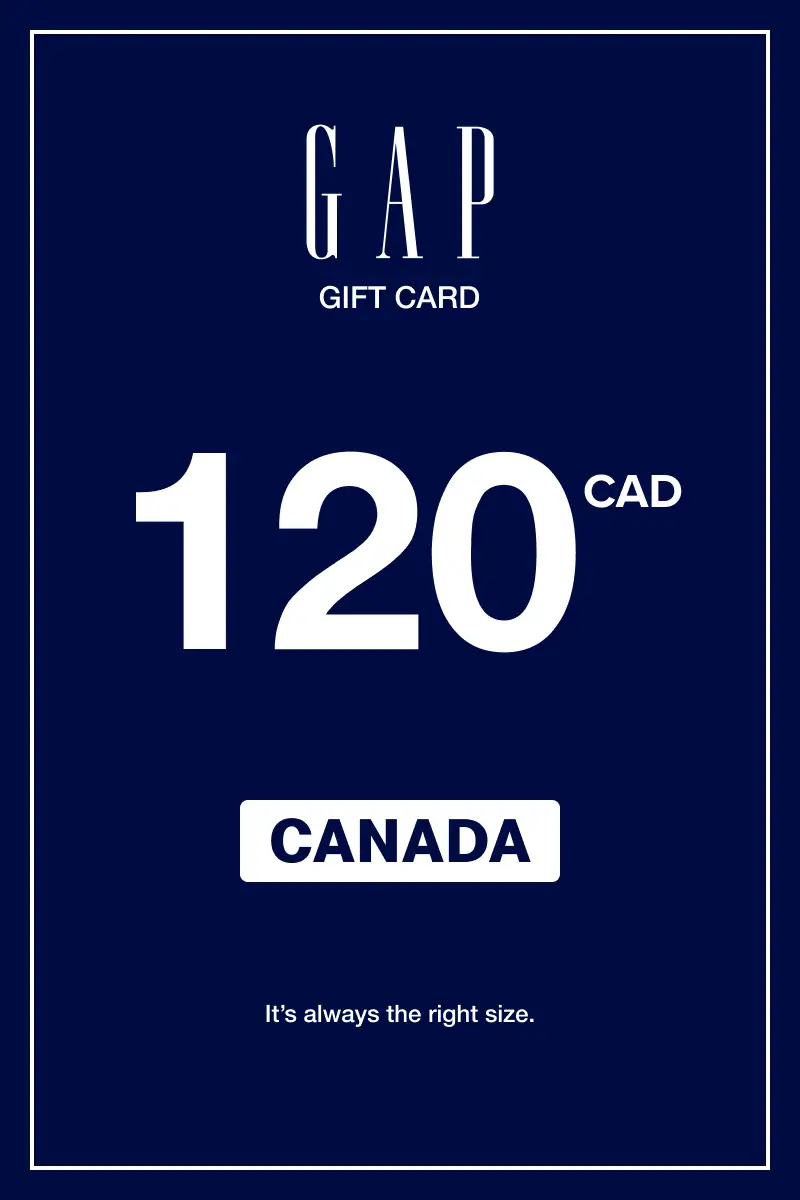 Gap 120 CAD Gift Card (Canada) - Digital Key