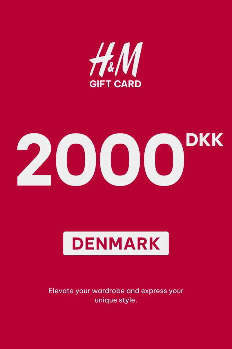 HandM 2000 DKK Gift Card (Denmark) - Digital Key