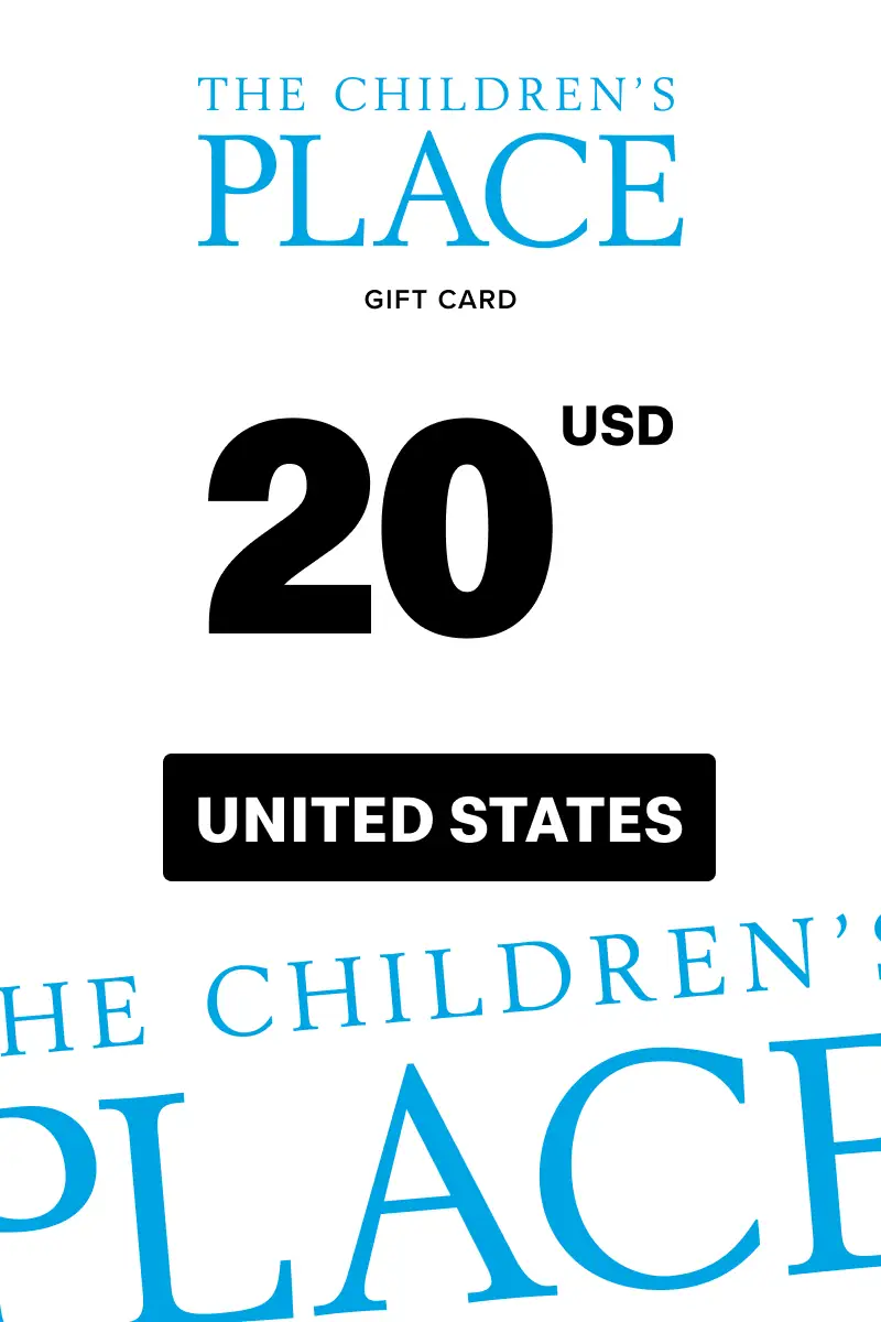 The Children's Place 20 USD Gift Card (United States) - Digital Key
