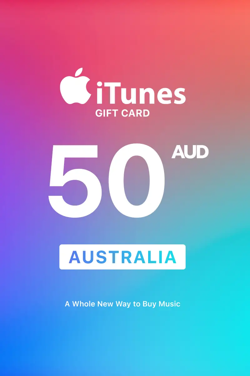 Apple iTunes 50 AUD Gift Card (Australia) - Digital Key