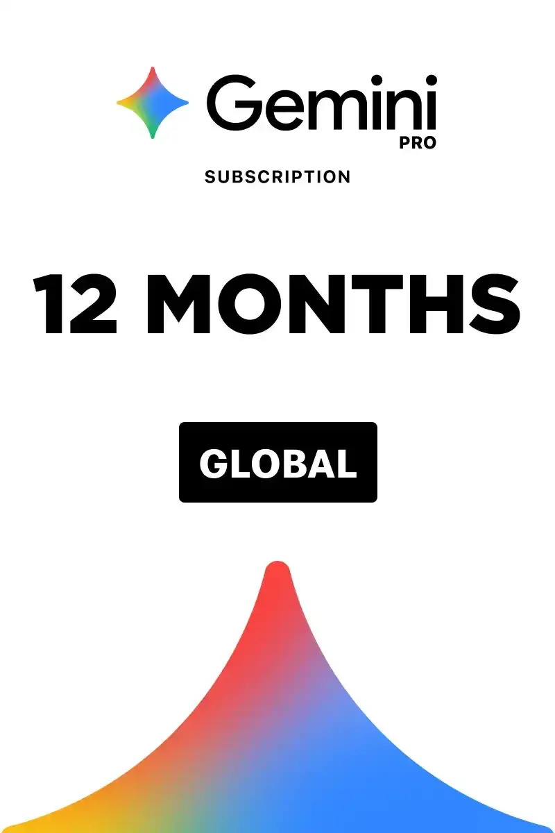 Google AI Pro - Gemini 12 Months (Global) - Activation Link