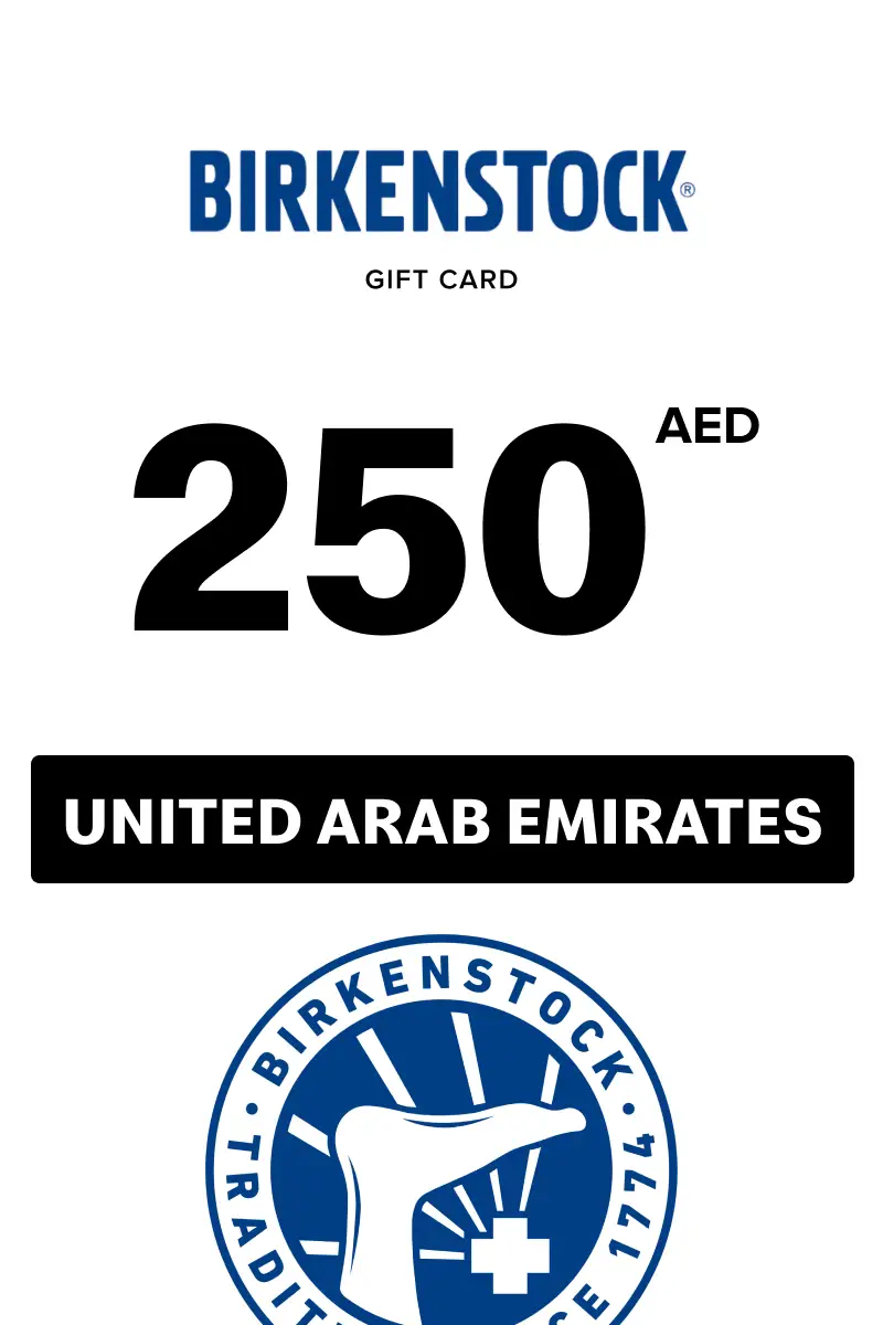 Birkenstock 250 AED Gift Card (United Arab Emirates) - Digital Key