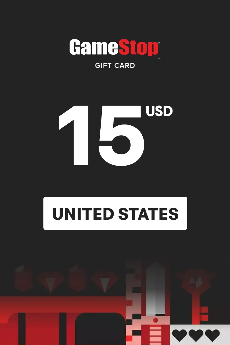 GameStop 15 USD Gift Card (United States) - Digital Key